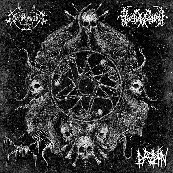 Hordagaard / Dauden / Drudensang / Mork 4er Split CD